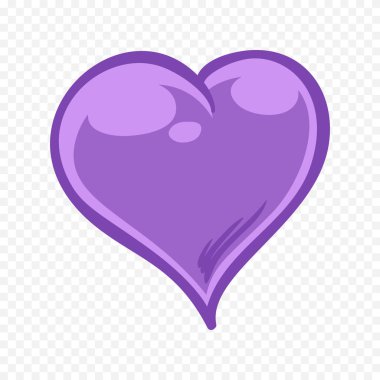 Karalama elle çizilmiş kalp beyaz arkaplan üzerine