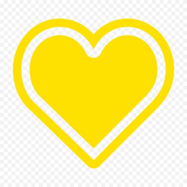 Karalama elle çizilmiş kalp beyaz arkaplan üzerine