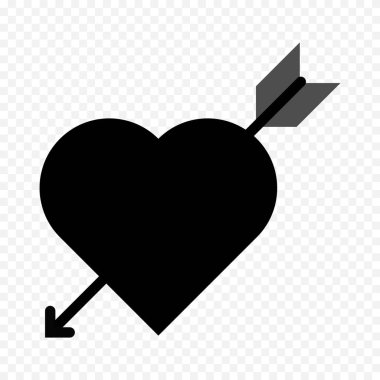 Karalama elle çizilmiş kalp beyaz arkaplan üzerine