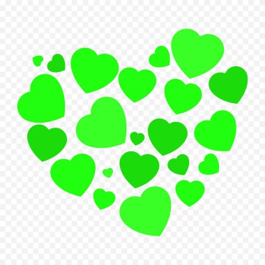 Karalama elle çizilmiş kalp beyaz arkaplan üzerine