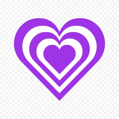 Beyaz arka planda elle çizilmiş kalp. Sevgililer Günü vektör elementleri aşkı şekillendirir.