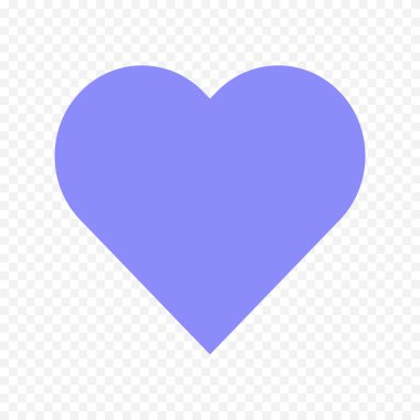 Beyaz arka planda elle çizilmiş kalp. Sevgililer Günü vektör elementleri aşkı şekillendirir.