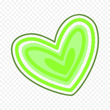 Beyaz arka planda el çizimi kalp Sevgililer Günü vektör elementleri kalp aşkı şekillendirir