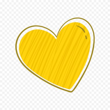 Beyaz arka planda el çizimi kalp Sevgililer Günü vektör elementleri kalp aşkı şekillendirir