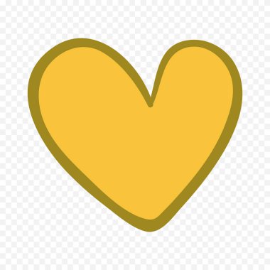 Beyaz arka planda el çizimi kalp Sevgililer Günü vektör elementleri kalp aşkı şekillendirir