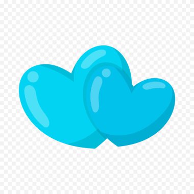 Beyaz arka planda elle çizilmiş kalp. Sevgililer Günü vektör elementleri aşkı şekillendirir.