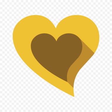 Beyaz arka planda elle çizilmiş kalp. Sevgililer Günü vektör elementleri aşkı şekillendirir.