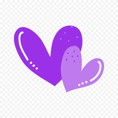 Doodle Hearts el çizimi aşk kalpleri vektör çizimi