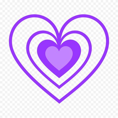 Doodle Hearts el çizimi aşk kalpleri vektör çizimi