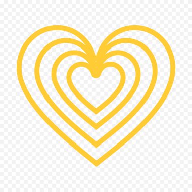 Doodle Hearts el çizimi aşk kalpleri vektör çizimi