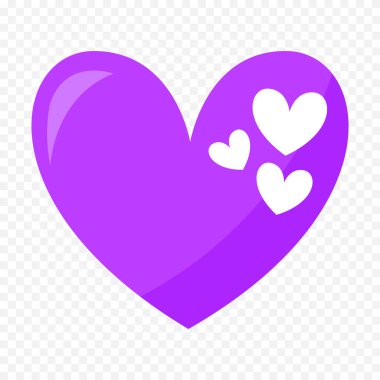 Beyaz arka planda elle çizilmiş kalp. Sevgililer Günü vektör elementleri aşkı şekillendirir.