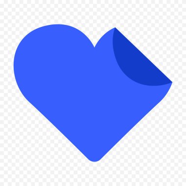 Beyaz arka planda elle çizilmiş kalp. Sevgililer Günü vektör elementleri aşkı şekillendirir.