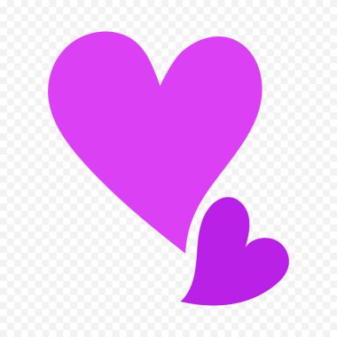 Beyaz arka planda elle çizilmiş kalp. Sevgililer Günü vektör elementleri aşkı şekillendirir.