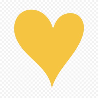 Beyaz arka planda elle çizilmiş kalp. Sevgililer Günü vektör elementleri aşkı şekillendirir.