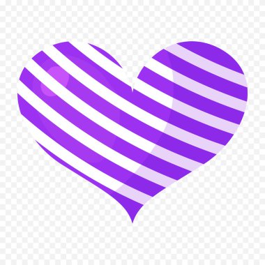 Beyaz arka planda elle çizilmiş kalp. Sevgililer Günü vektör elementleri aşkı şekillendirir.