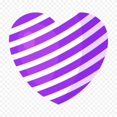 Beyaz arka planda elle çizilmiş kalp. Sevgililer Günü vektör elementleri aşkı şekillendirir.