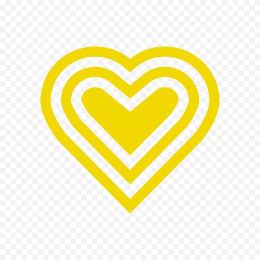 Beyaz arka planda elle çizilmiş kalp. Sevgililer Günü vektör elementleri aşkı şekillendirir.