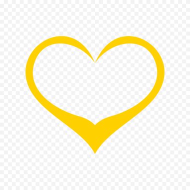 Beyaz arka planda elle çizilmiş kalp. Sevgililer Günü vektör elementleri aşkı şekillendirir.