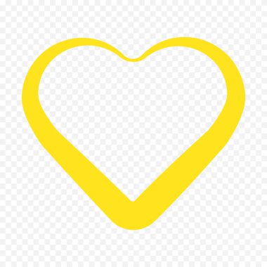 Beyaz arka planda elle çizilmiş kalp. Sevgililer Günü vektör elementleri aşkı şekillendirir.