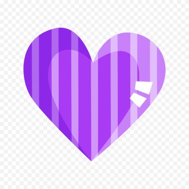 Karalama elle çizilmiş kalp beyaz arkaplan üzerine