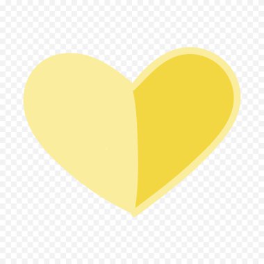 Karalama elle çizilmiş kalp beyaz arkaplan üzerine