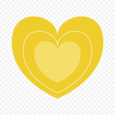 Karalama elle çizilmiş kalp beyaz arkaplan üzerine