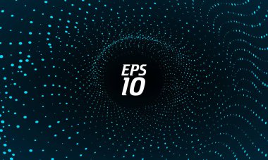 Dönen bulut teknolojisi arka planı, vektör illüstrasyonu.