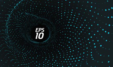 Dönen bulut teknolojisi arka planı, vektör illüstrasyonu.