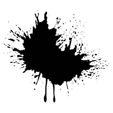 mürekkep sıçrama vektörü