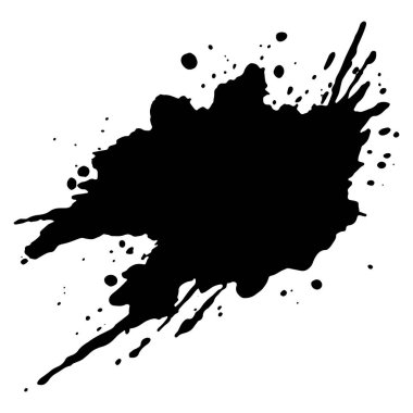 mürekkep sıçrama vektörü