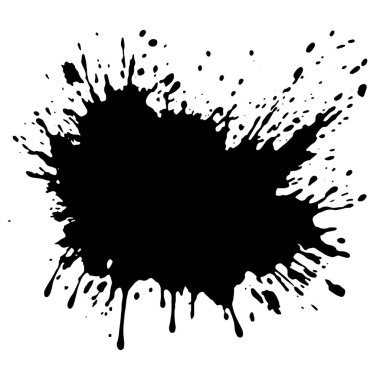 mürekkep sıçrama vektörü