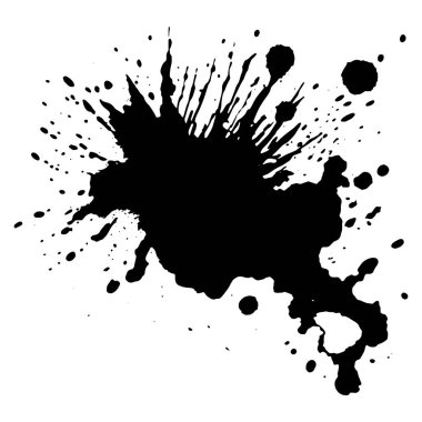 mürekkep sıçrama vektörü