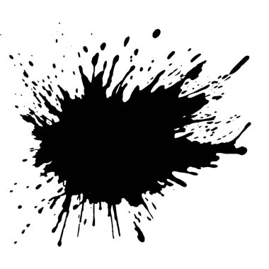 mürekkep sıçrama vektörü