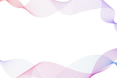 Dalgalı soyut arkaplan. vektör şablonu tasarımı