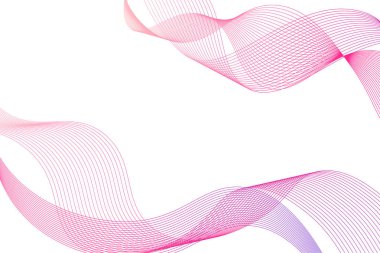 soyut dalga renk çizgisi arkaplan tasarım vektörü