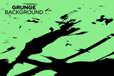 Yeşil renkli ve siyah renkli Grunge arkaplanı