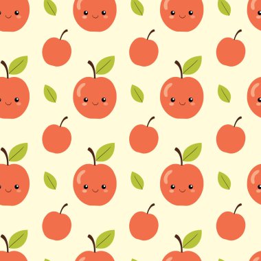 Şirin Kırmızı Elmasız Desen