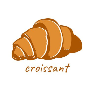 Lezzetli bir kruvasan resmi.