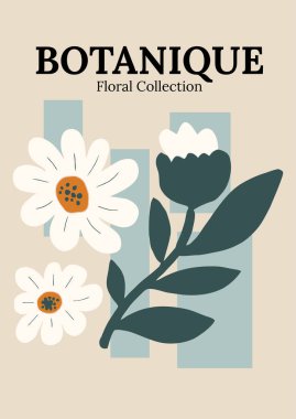 Botanique Çiçek Koleksiyonu Sanat Eserleri Posteri