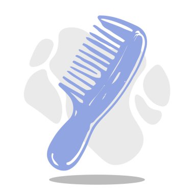 Saç Tarağı El Çizimi Çizimi