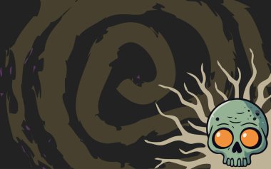 Korkunç kafatası ve ürkütücü atmosferi olan Cadılar Bayramı 'n kutlu olsun.