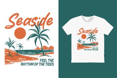 Seaside Vibes Tides Tişört Dizaynının Ritmini Hisset