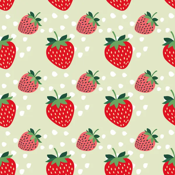 Çilek aromalı dikişsiz desen tasarımı