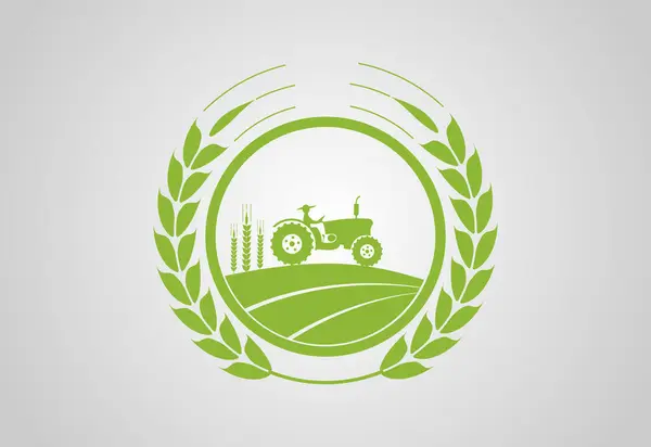 Tractor Agro farm, agriculture industriesagriculture industries Free vector logo design