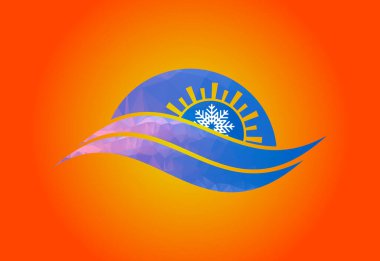 Soğuk sembol Kar Taneleri Kümesi ve Düşük Yılbaşı tasarımı Pro vektörü