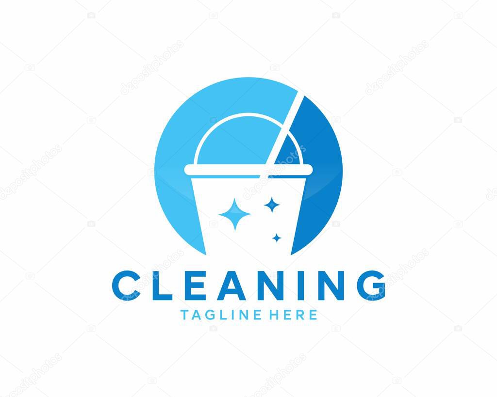 Cleaning logo with vector eps. 10