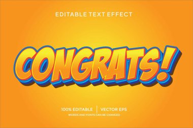 düzenlenebilir metin efektini modern tarzla kutlar