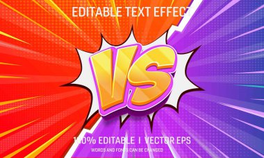 Modern biçim tasarımlı 3d vektör metin efekti