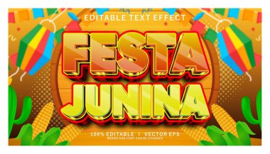 Modern biçim tasarımlı düzenlenebilir 3d metin efekti