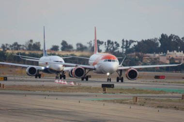EasyJet Ryanair Taksi Malaga Havaalanı, Costa del Sol İspanya (AGP-LEMG) - 31 Aralık 2023